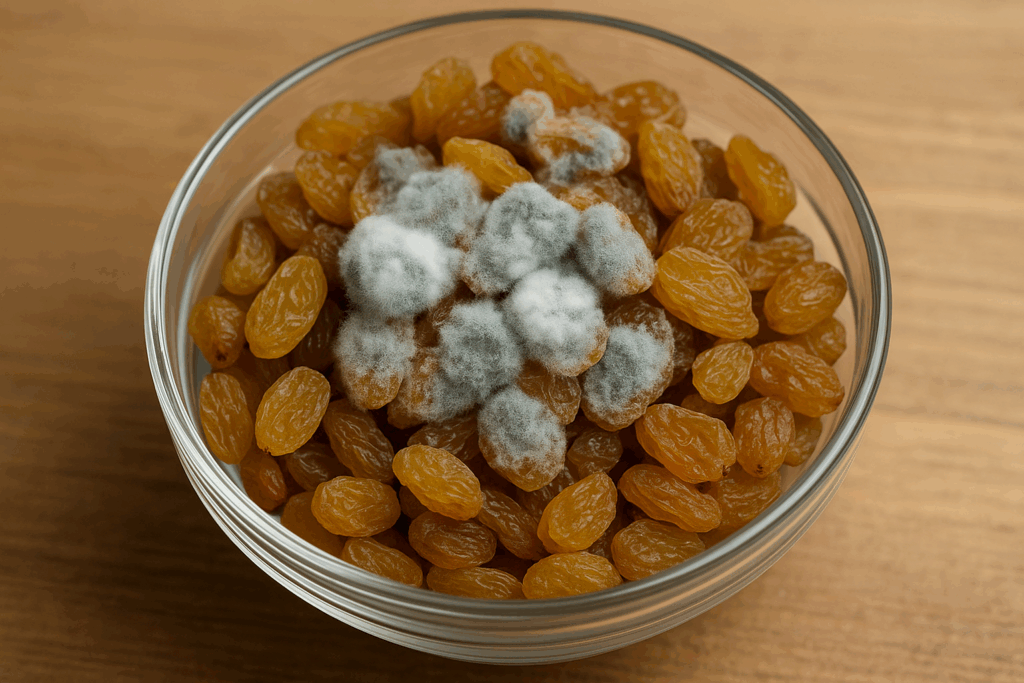 کپک زدن ملات کشمش